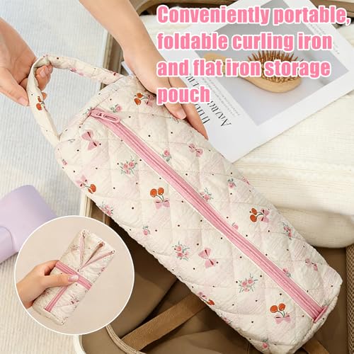 MUU Hitzebeständige Werkzeugtasche für Haarwerkzeuge, Reisetasche, Aufbewahrungstasche für Haartrockner, Lockenstab Glätteisen, Hot Tools Organizer für Dyson Supersonic Airwrap Shark Flexstyle