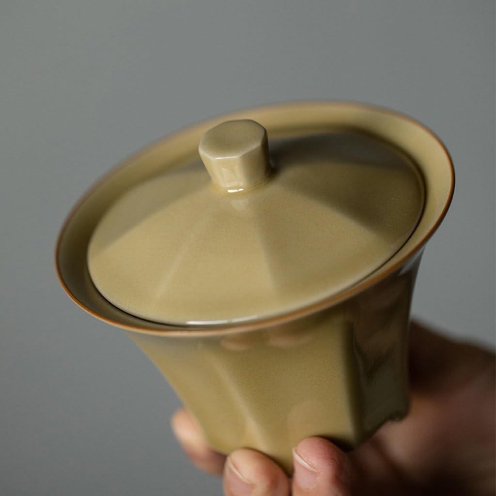Tea Set Ceramic Covered Bowl Teacup