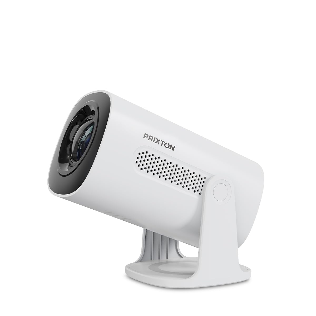PRIXTON Proyector portátil Dalí, 4.800 lúmenes, 110 ANSI lúmenes, Mando a Distancia, 30.000 h, 32” a 120”, Conexión HDMI/USB/AC IN, Resolución HD Compatible con Full HD 4K LED, Color Blanco