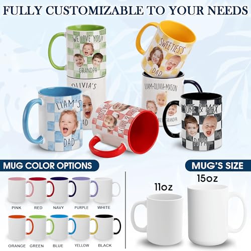 Taza personalizada con foto y texto para el Día del Padre 11oz miniatura 3