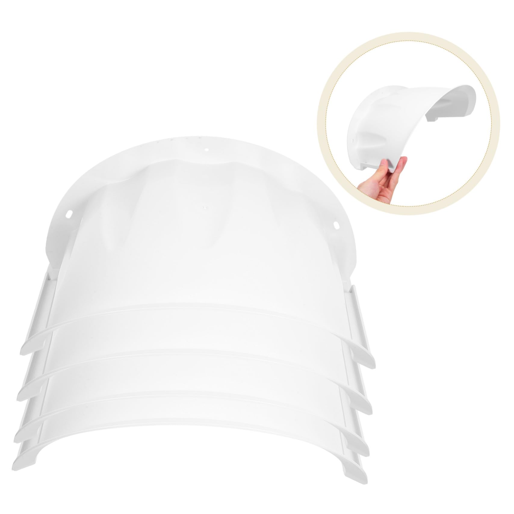 HOMSFOU 4 Piezas Protectora de la cámara Impermeable de la cámara Exterior protección contra la Lluvia de polivinilo