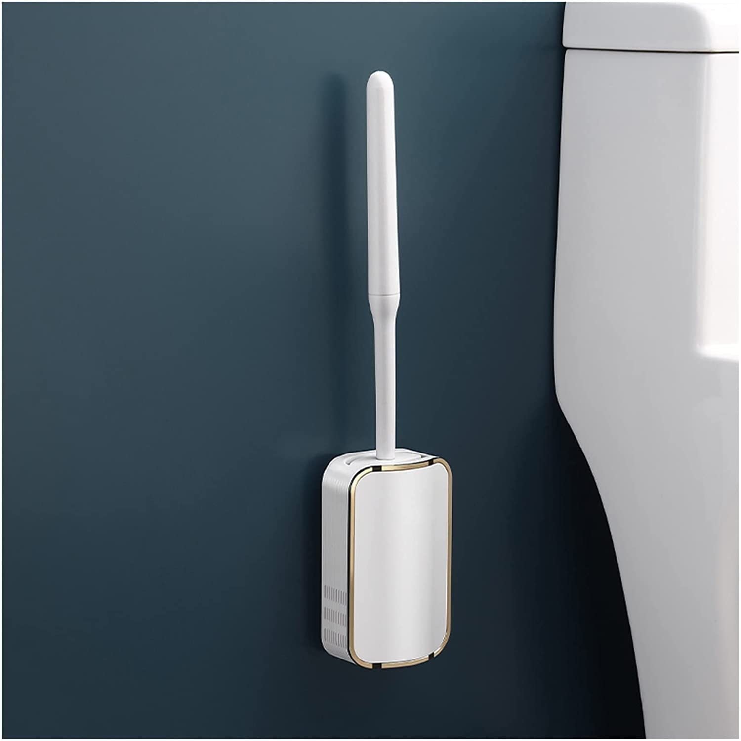 Brosse de toilette de luxe montage mural pour nettoyer sans encombrer le sol des WC