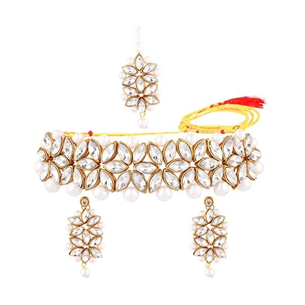 Efulgenz-Indian-Jewelry-Crystal-Choker-Faux-Pearl-Floral-Necklace-Earrings-Maang-Tikka-Bollywood-Wedding-Bridal-Jewelry-Set-for-Women