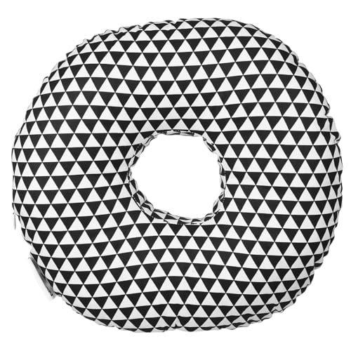 ULDIGI Stuffed Ear Hole Pillow for Ear Guard Donut Pillow for Adults Comfort Sleeping Pillow with Ear Hole Design