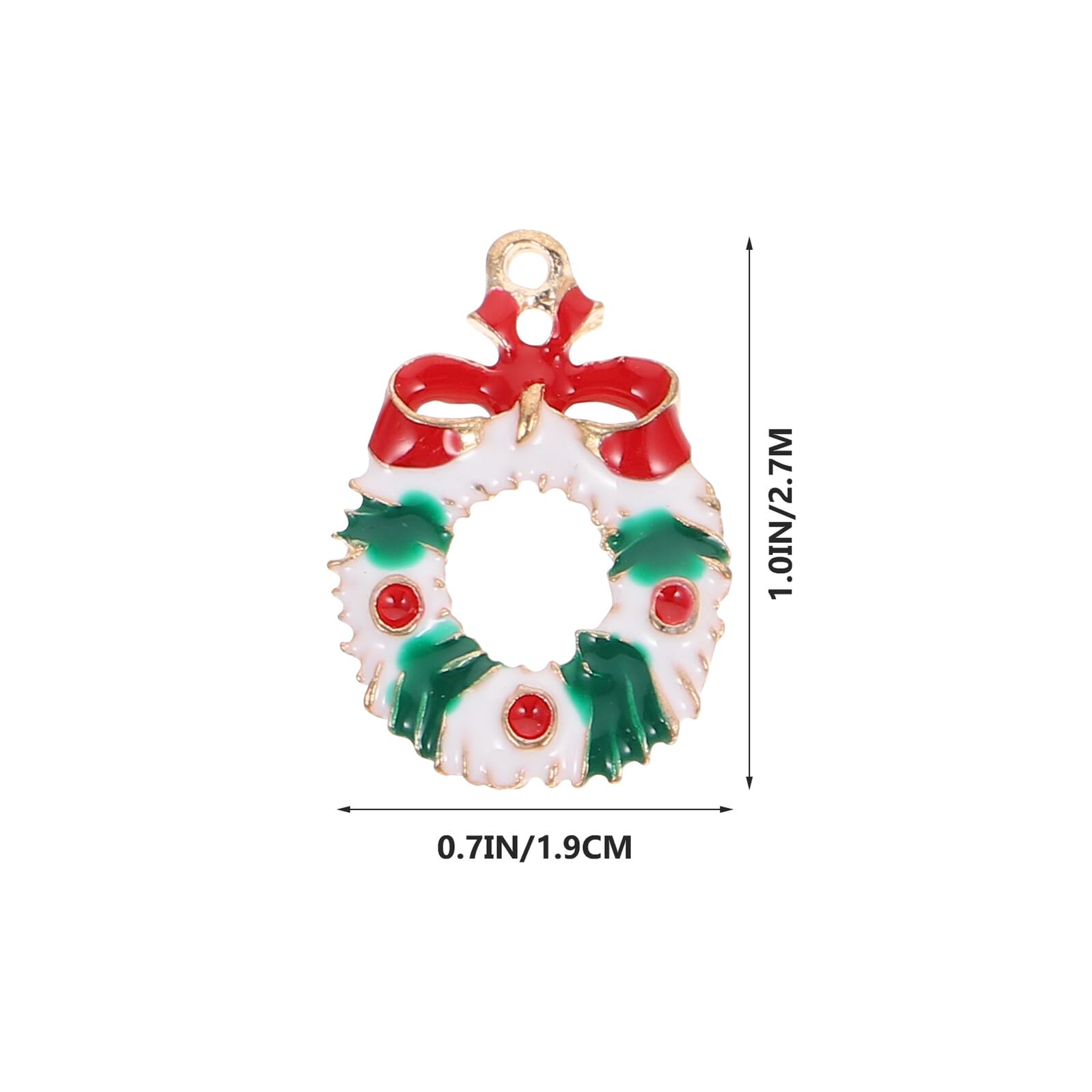 Cabilock 63pezzi Ciondoli Natalizi in Lega Decorativi Fai da Te Accessori per Creazione Gioielli Ciondolo Natalizio Personalizzato