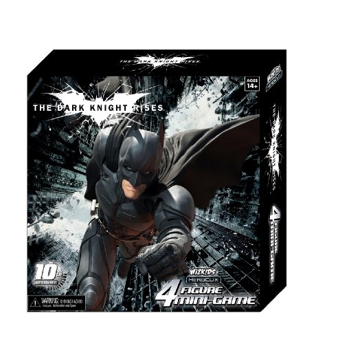 The Dark Knight Rises 4 Figure Mini-game Heroclix Wizkids 10th Anniversary