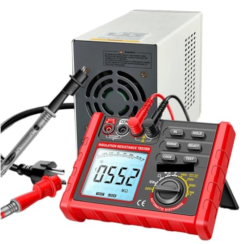デジタル絶縁抵抗計 多機能自動放電AC/DC電圧テスター メガオームメーター テスターツール オームメーター