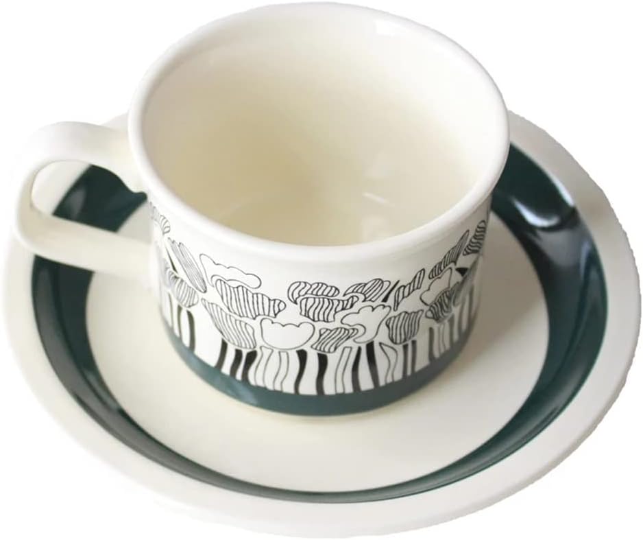 Ceramic Coffee Cup and Saucer Set Medieval Afternoon Tea Cup Advanced Exquisite Tea Se