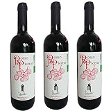 3 Bottiglie di Vino rosso Rosso Piceno Bio Doc,0,75 lt