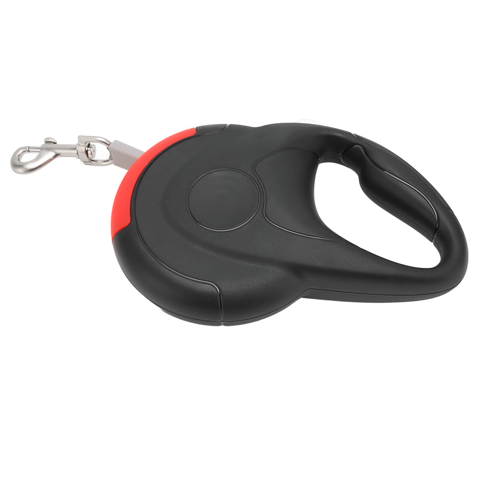 Retractable Dog Leash | 360° Smooth Rotation & Strong Construction | Auto - Locking Leash for Small/Medium Dogs | 60KG Tensile Strength, Ergonomic Handle (Black Red)