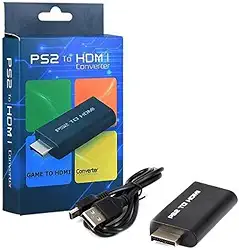 Adaptador Conversor De Áudio e Vídeo Compatível Com Playstation 2 Ps2 Play2 Para Hdmi Tv Monitor Usb