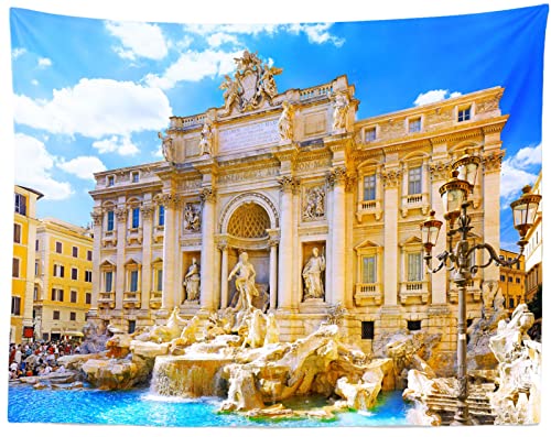 BELECO Fondo Fotográfico Tela 5x3ft Fontana di Trevi miniatura 5