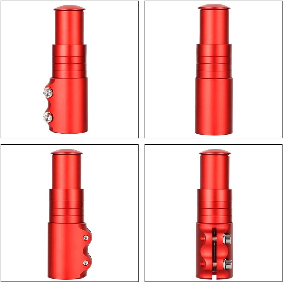 Flash Deals - 50% OFF Emoly Bike Stem Riser, MTB Handlebar Riser Extender Bicycle Aluminium Alloy Head up Adapter for Mountain Bike, Road Bike, MTB, BMX, Red Exclusive Discount 🔥 Emoly Bike Stem Riser, MTB Handlebar Riser Extender Bicycle Aluminium Alloy Head up Adapter for Mountain Bike, Road Bike, MTB, BMX, Red