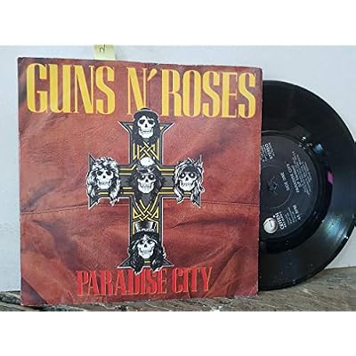 GUNS N' ROSES paradise city. used to love her. 7" VINYL SINGLE. GEF50