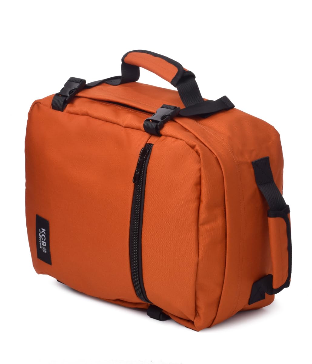 KCB Mochila de cabina Underseat | Mochila low-cost | Bolso cabina avión | Equipaje para Ryanair y Vueling | Equipaje para Easyjet | Mochila viaje | Bolso de mano cabina | 100% Vegana