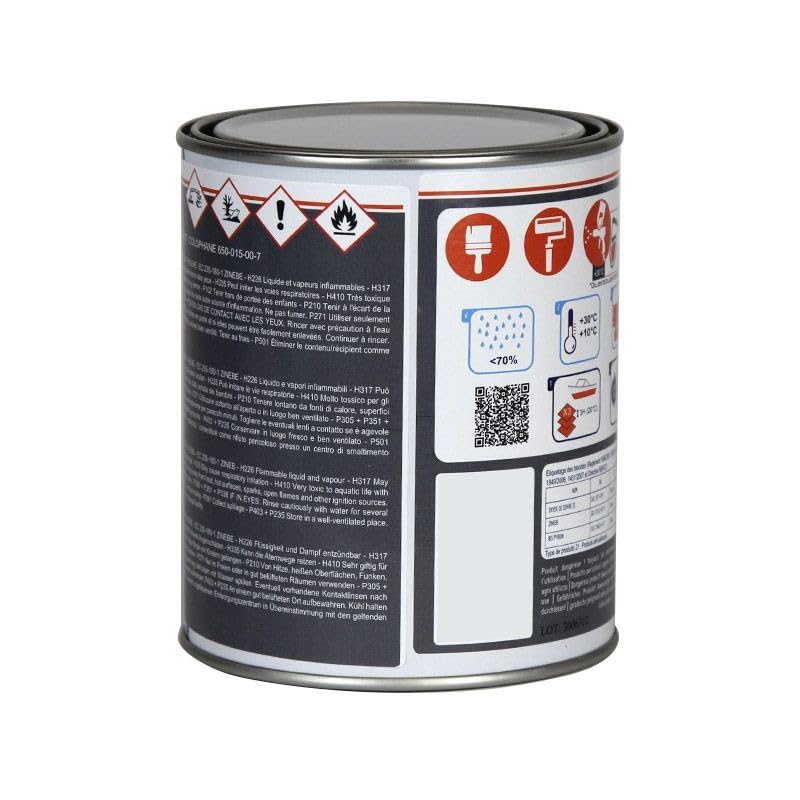 Orangemarine Antifouling Matrice Dure 750 ML – Peinture Antisalissure Marine Protection Carène Polyester, Bois & Acier – Zone Faible à Moyenne Salissure – Séchage Rapide