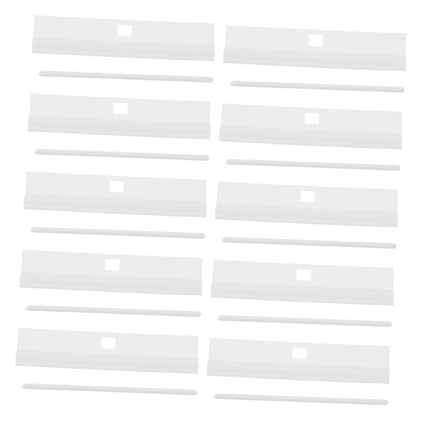 20Pcs Vertical Blind Repair Hangers PVC Vertical Blinds Accessories Replacement Holders for Easy Installation Stable Reliable Blind Fixer Kit for Window Blinds