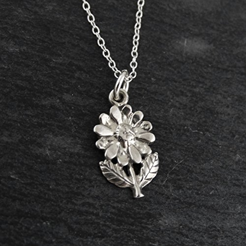 FashionJunkie4Life Sterling Silver, Gold, and Bronze Flower Charm Necklaces for Women2