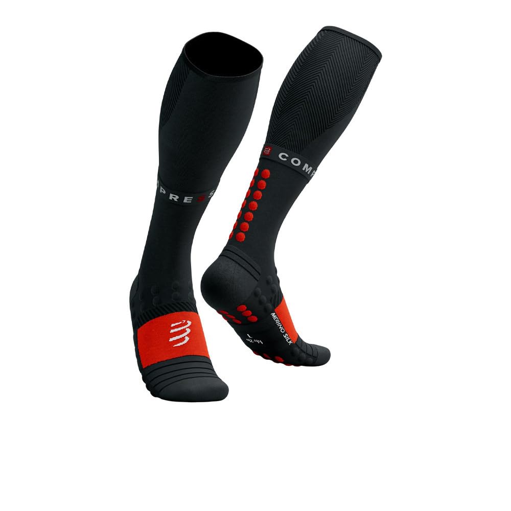 COMPRESSPORT Full Socks Winter Run Calcetines para practicar Running de Unisex adulto Unisex adulto