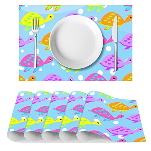 Set de table antidérapant lot de 6 résistant à la chaleur pour protéger votre table chic