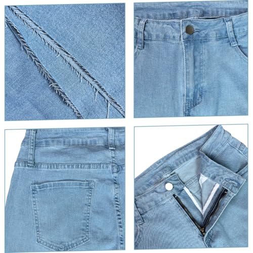 Butt Lifting Jeans for Women Bootcut Stretchy Tummy Control High Waisted Flare Jeans Curvy Skinny Denim Pants4