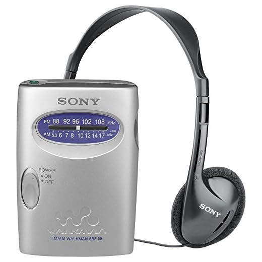 Sony SRF59SILVER AM/FM Walkman Stereo Radio