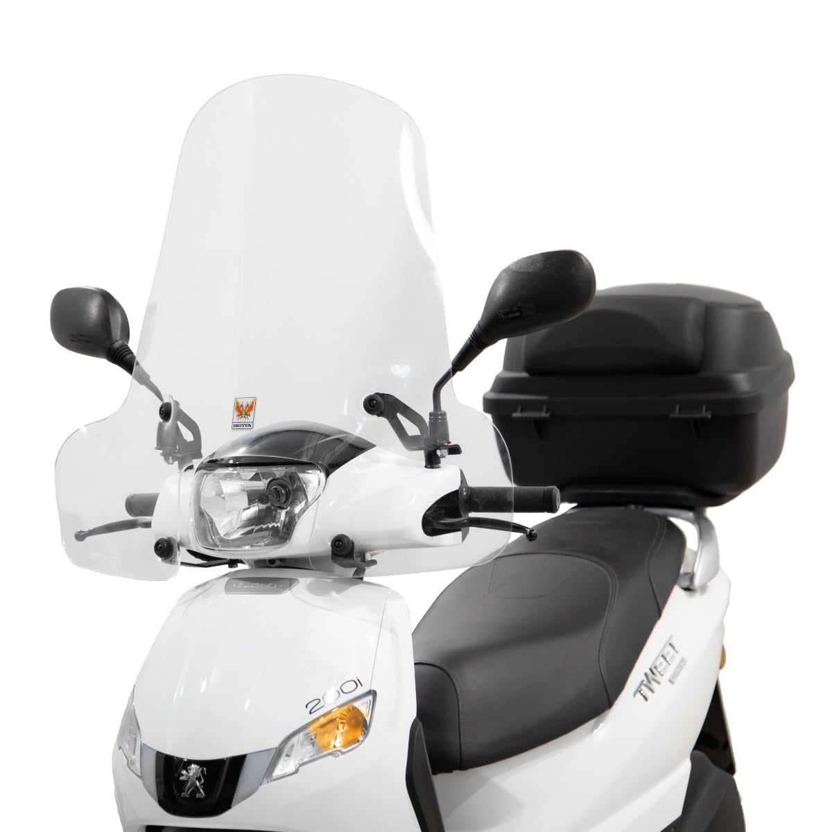 ISOTTA PARABREZZA CLASSIC TRASPARENTE 3MM PER PEUGEOT TWEET 50-125-150 2014-2022 E TWEET 200 2022