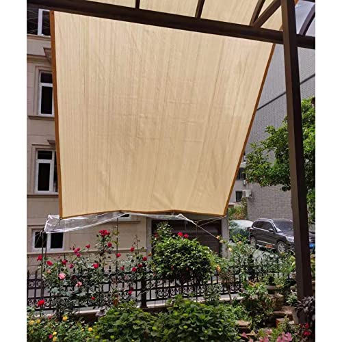 Red de sombra amarilla 90% protección solar jardín terraza rectangular 4x9 5