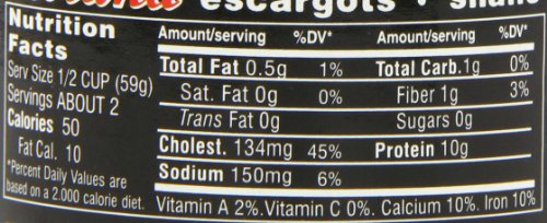 Roland Escargot Snails, Giant, 7.75 Ounce (Pack of 12)