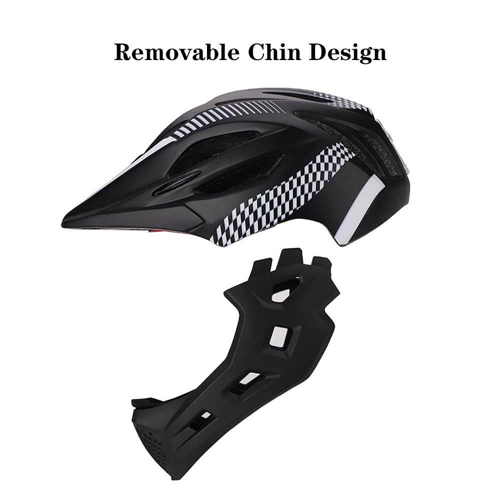 Kinder Fahrradhelm Abnehmbar Integralhelm Verstellbar Kinderhelm Multi-Sport Schutzhelm für 3-15 Jahre Junge Mädchen Skateboard Roller Inlineskaten Scooter BMX