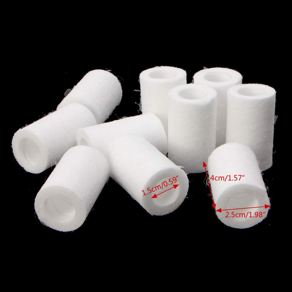YZYDF 10 PCS Quality Test Replacement Water Filter Cotton Water Outlet Purifier PP Cotton Filter Cartridges for Remove Rust