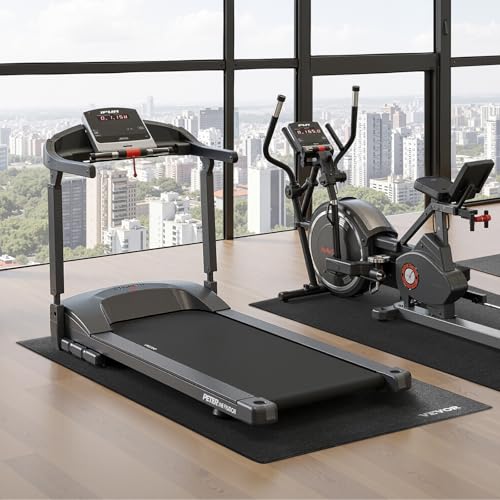 Vevor Tappetino Per Attrezzi Da Esercizio, Per Pavimenti In Moquette, Tappetino Per Ellittica E Passeggio, Protezione Alta Densità Impermeabile Antiscivolo Per Palestra Domestica, 600 X 1300 X 4 Mm - 9