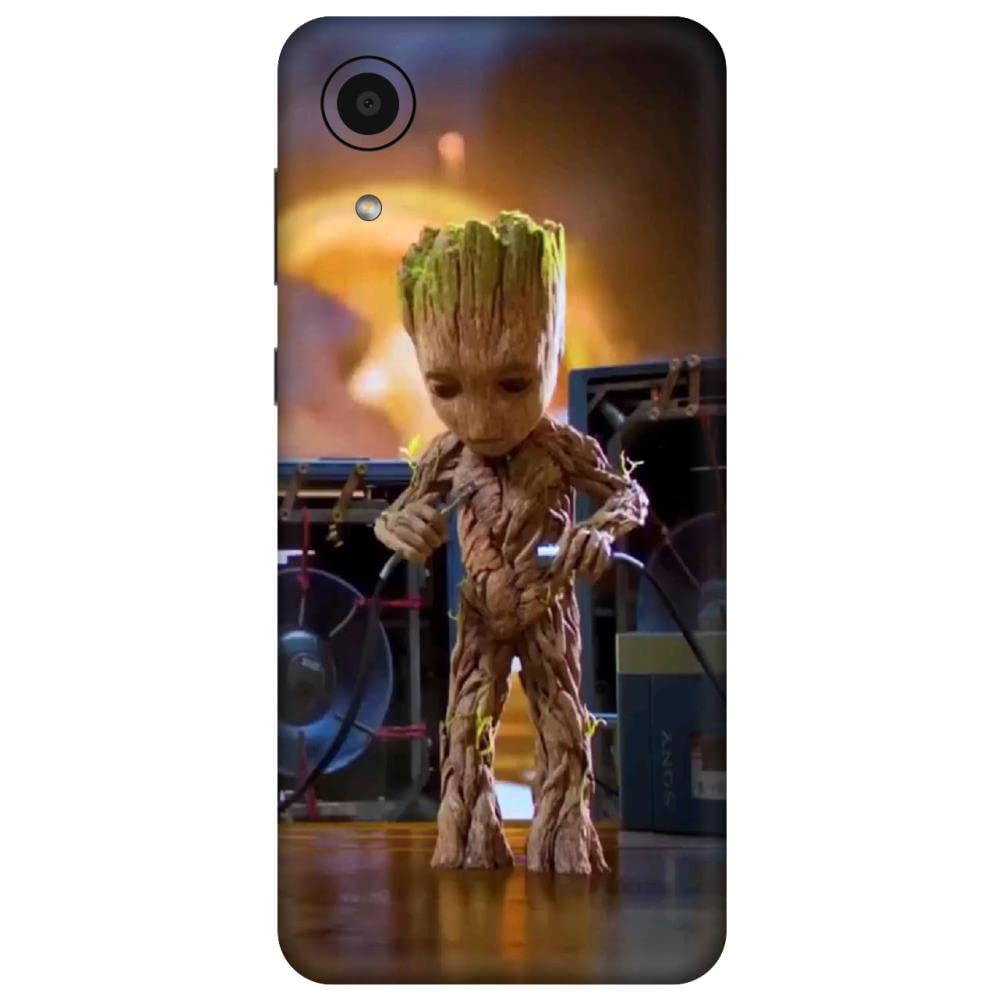 TOPPINGS Printed Matte Finish Vinyl Mobile Back Skin (This is Not Back CASE/Cover) for Samsung Galaxy A03 Core Design C01 -MT