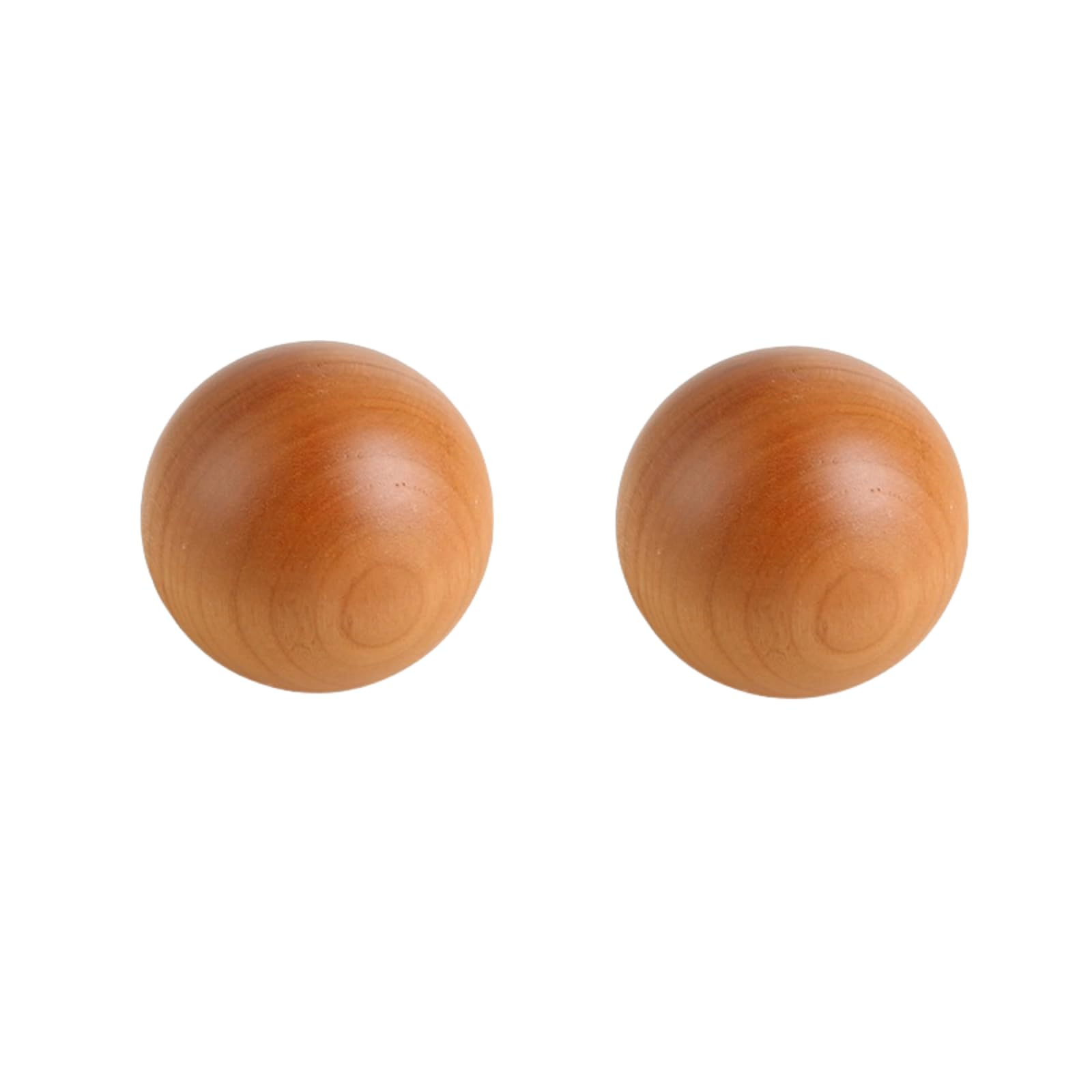ITTRUH Round Wood Drawer Knobs,Furniture 2Pcs Solid Wardrobe