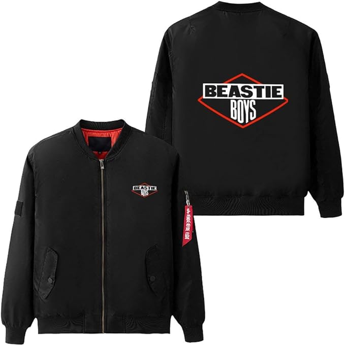 Amazon ビースティ ボーイズ Beastie Boys ジャケット コート クラシック 快適 柔らかい 撥水加工 厚手 保温 防風 防寒 ポケット付き オートバイ ストリート風 コート ジャケット 通販