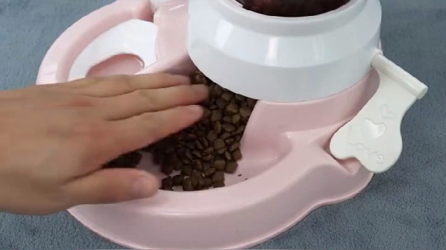 KTWEGOFU Automatic Cat Feeder and Water Dispenser,Auto Gravity Food Feeder & Non Spill Water Dispenser 2 in 1, Durable… - Image 7