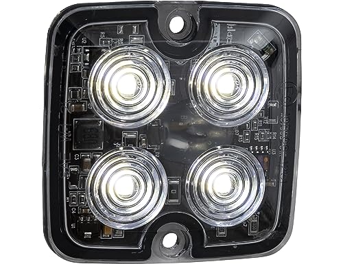 Image of Buyers Products, 2in. LED Emergency Warning Flash Work Truck Strobe Light, Light Type LED, Lens Color Clear, Included (qty.) 1 Model# 8892141