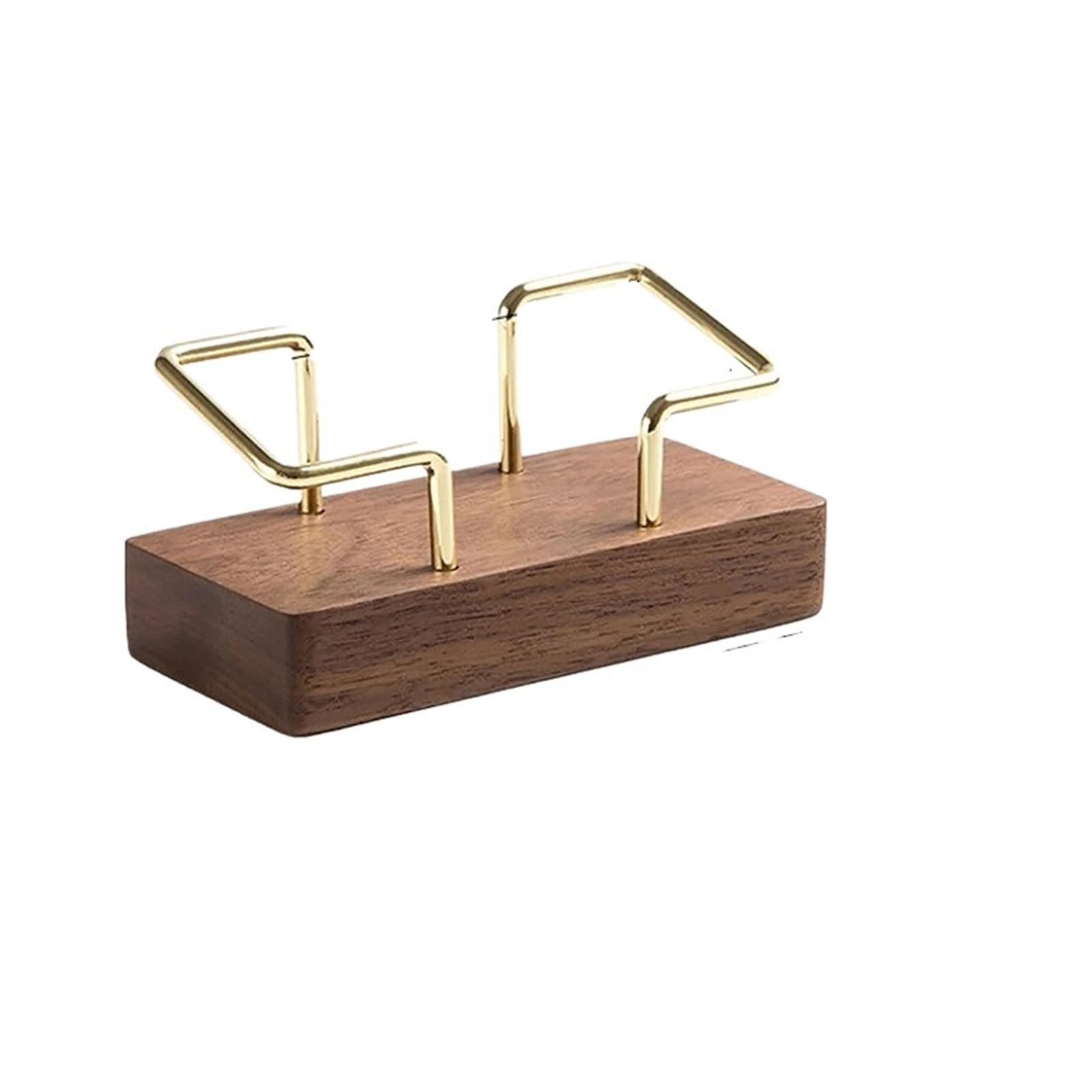 IRFHDCX Business Card Holders Business Card Holder Organizer Office Desk Display Stand Memo Counter Accessories Wooden Storage(Color2)