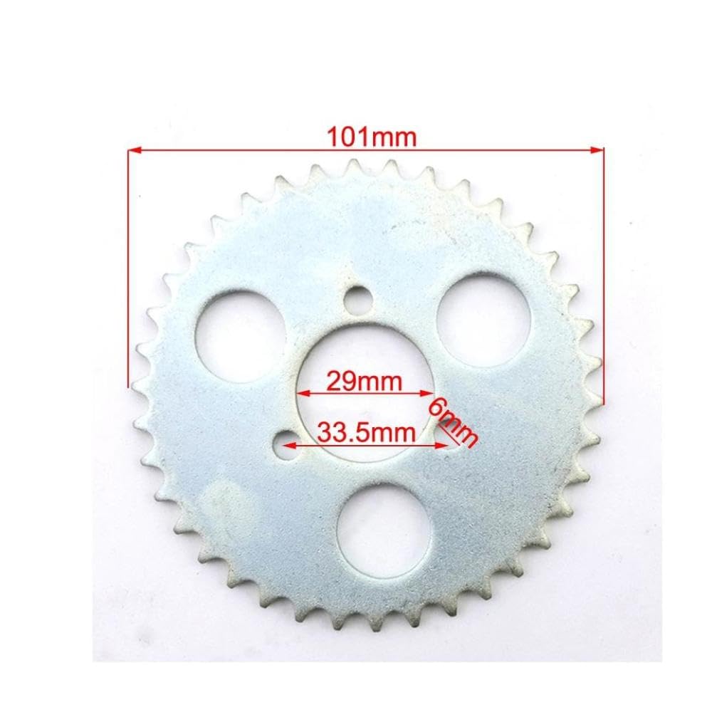 Piñón Trasero De 38 Dientes Compatible Con T8F Para Goped 43cc 49cc