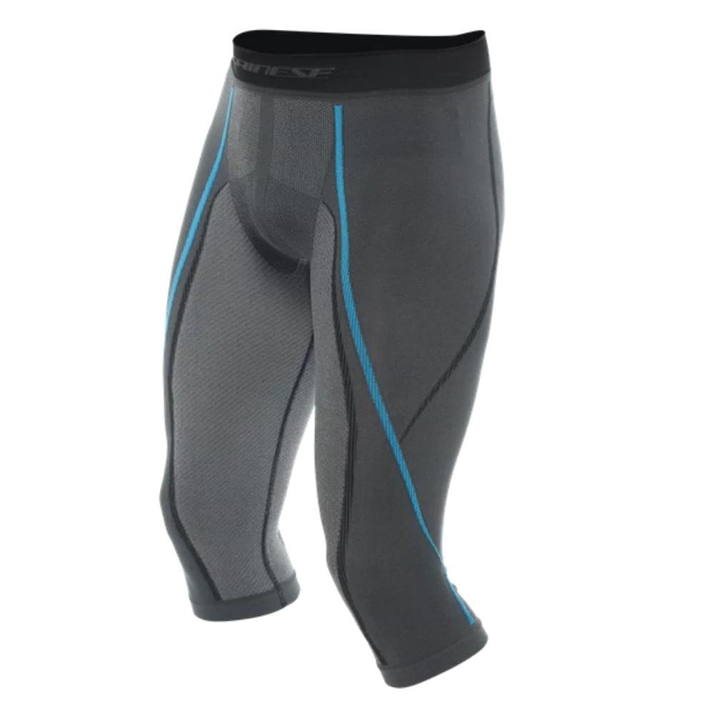 DAINESE, MEN'S TECHNICAL 3/4 SKI UNDERPANTS, BLACK/BLUE, L