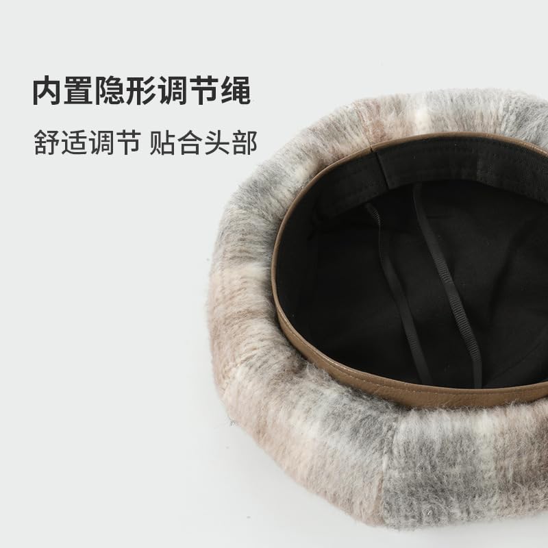 Woolen Beret Children's Autumn and Winter Casual Versatile Senior Star Anise Painter hat
