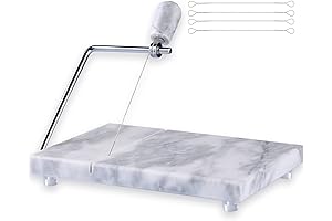 Marble Cheese Slicer with Wire - Precision and Versatility in Your Kitchen