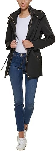 Miniatura 4 de Cole Haan Chaqueta de cuero ajustable para mujer