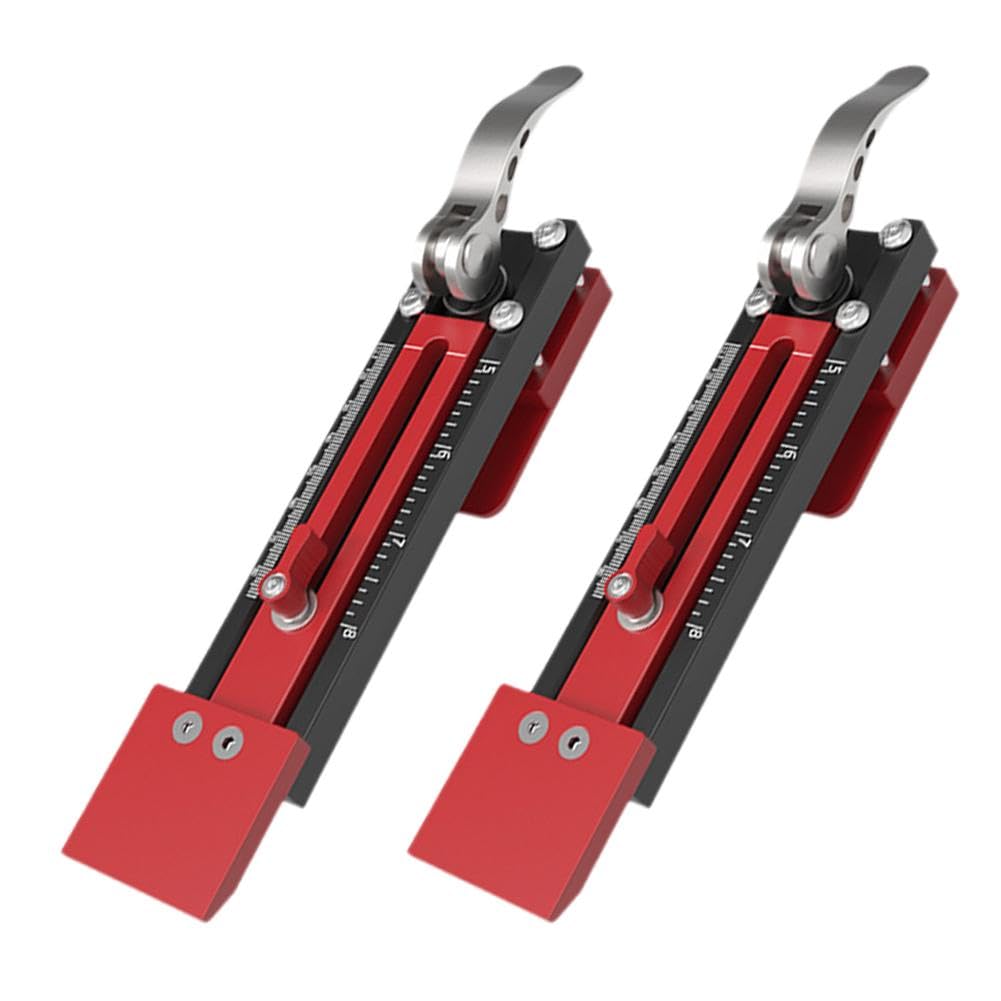 2Pcs Siding Installation Tool, Aluminum Alloy Sliding Mounting Gauge Tool, Adjustable Installation & Repair Removal Sidings