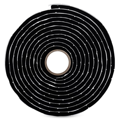 Bettol Butyl Sealant Tape, 3/8 Inch x 15 Feet Sealants Butyl Rubber Tape for Installing Automotive Part(Car, RV, Truck, Marine), Windows, Doors and Windshield, Black, 1 Roll