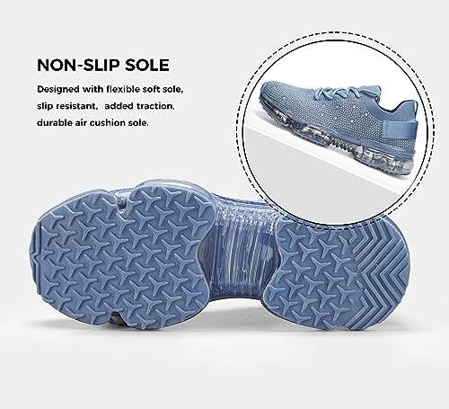 Image of LUCKY STEP Women Air Cushion Fashion Sneakers | Breathable Casual Comfortable Lightweight Walking Shoes