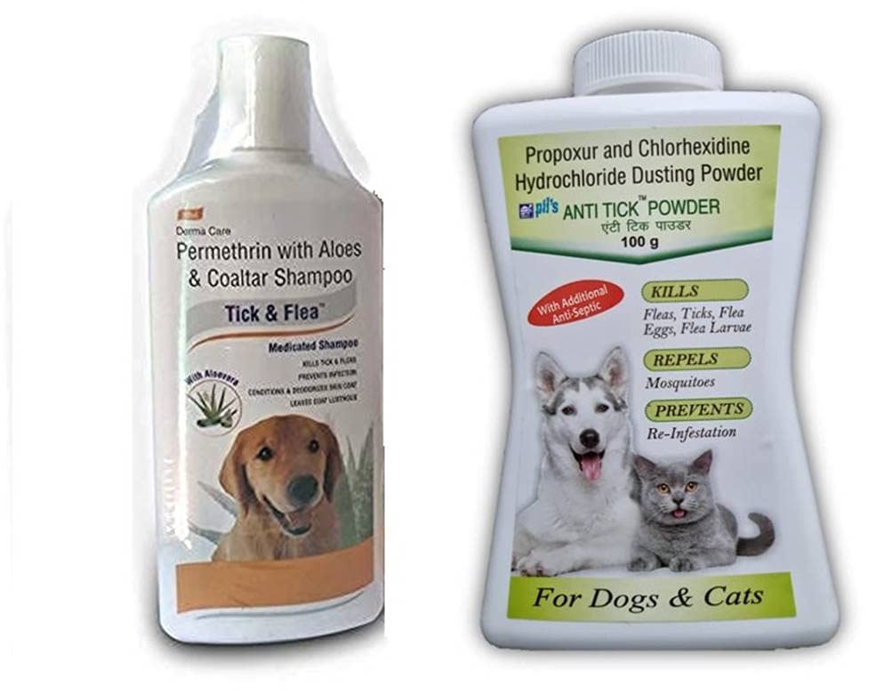 Buy Psychotropics India Tick and Flea Medicated Shampoo Permethrin with