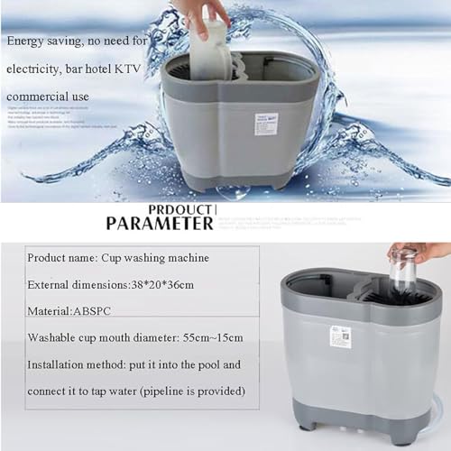 Laveuse automatique de verre pour éliminer les traces dans les bars