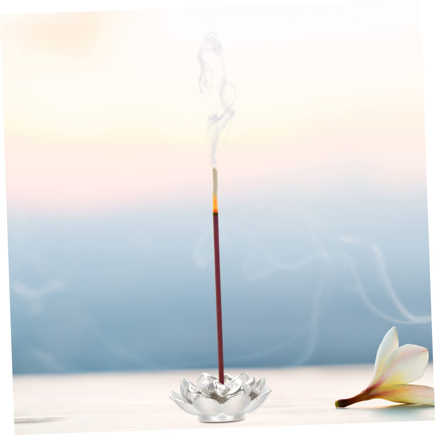 STOBAZA 16stücke Lotus-förmiger Räucherstäbchenhalter Aus Kupfer Für Zuhause Antiker Stil Für Meditation Und Aromatherapie Elegantes Für Jeden
