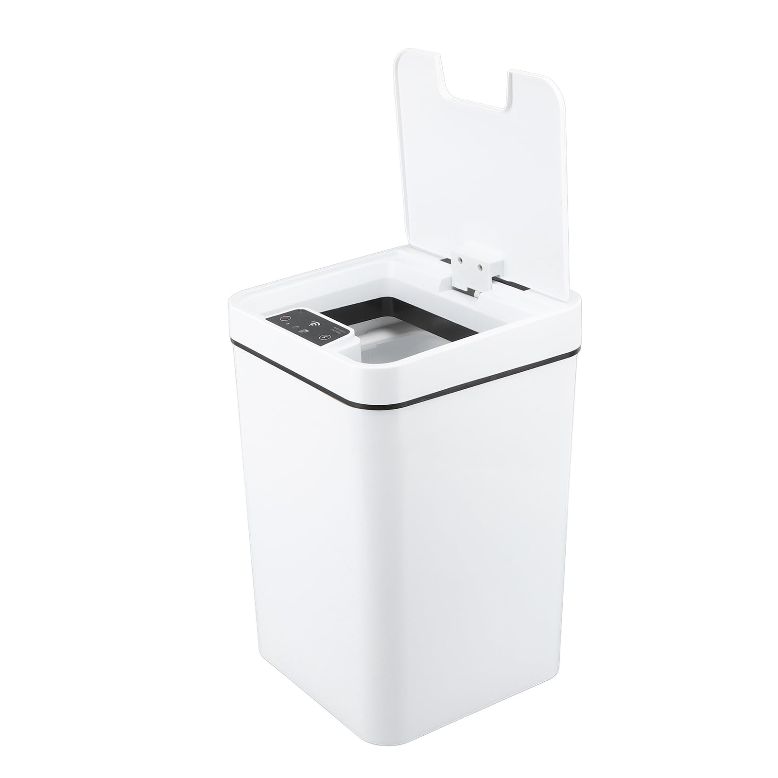 Pattumiera Intelligente, Pattumiera da Bagno in Plastica PP Versatile con Prestazioni di Tenuta Eccellenti con Coperchio, Pattumiera da Bagno con Sensore di Movimento da 18 Litri, Funzionamento